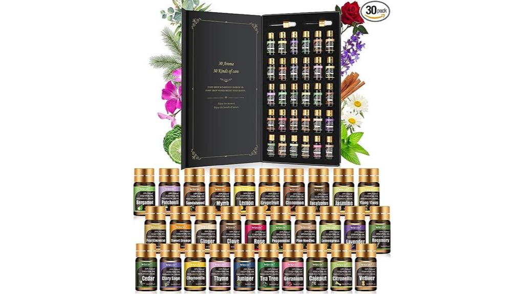 100 natural essential oils