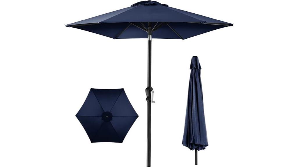 10ft navy blue umbrella