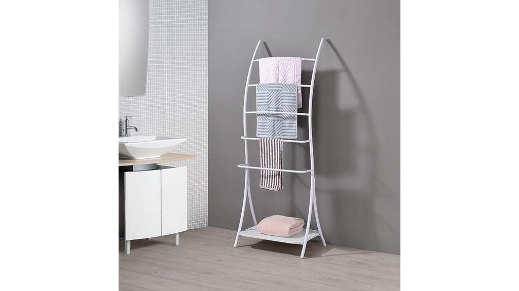 5 tier metal towel rack