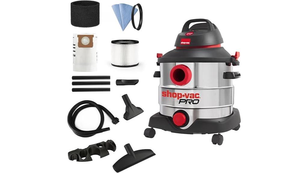 8 gallon wet dry vacuum