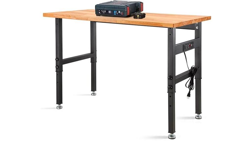 adjustable work bench power