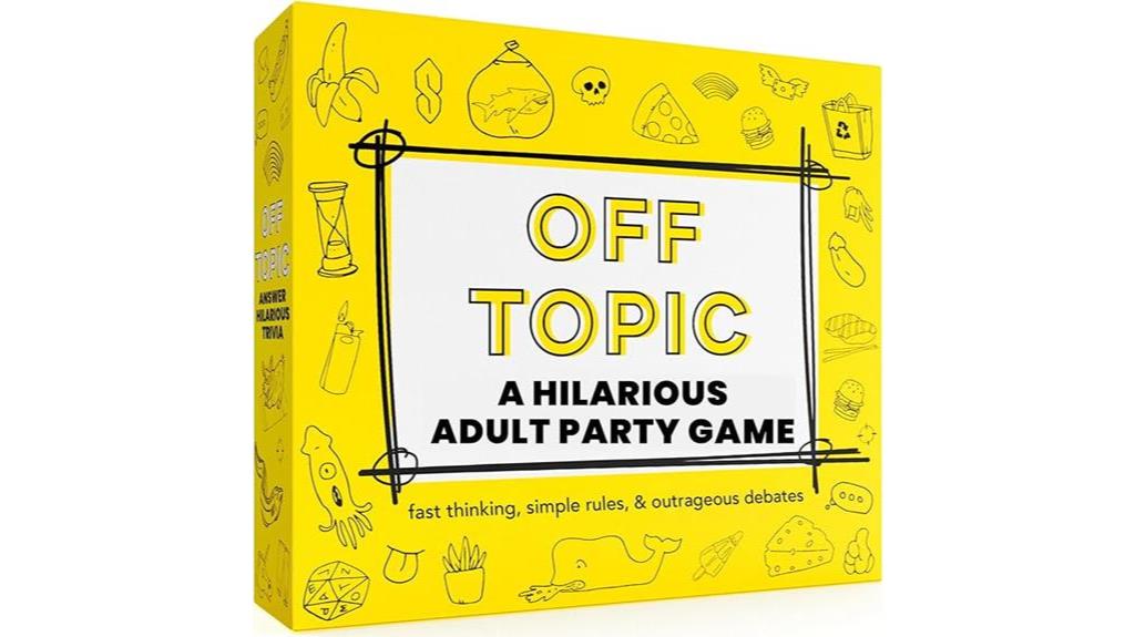 adults off topic party game