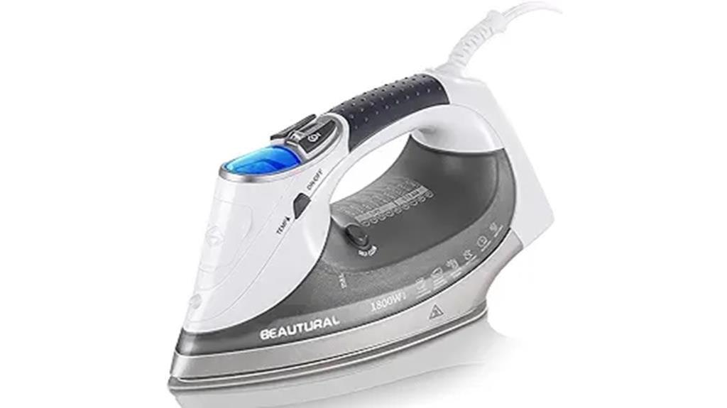 advanced steam iron features