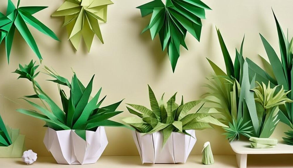 bathroom oasis with thriving greenery