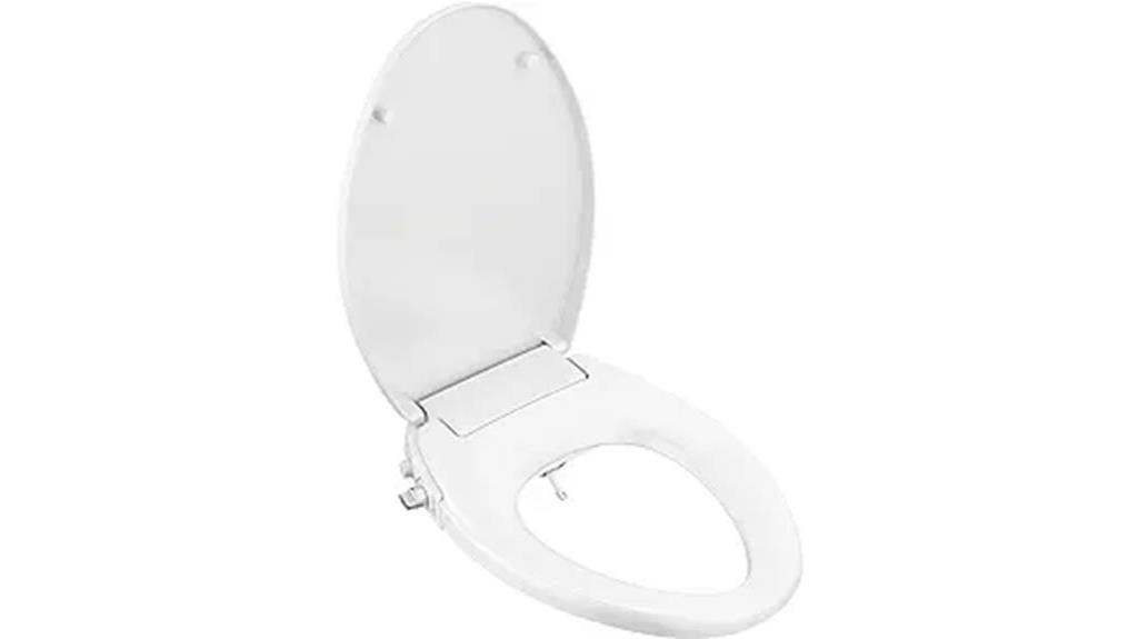 bidet toilet seat white