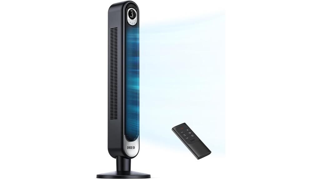 bladeless oscillating tower fan