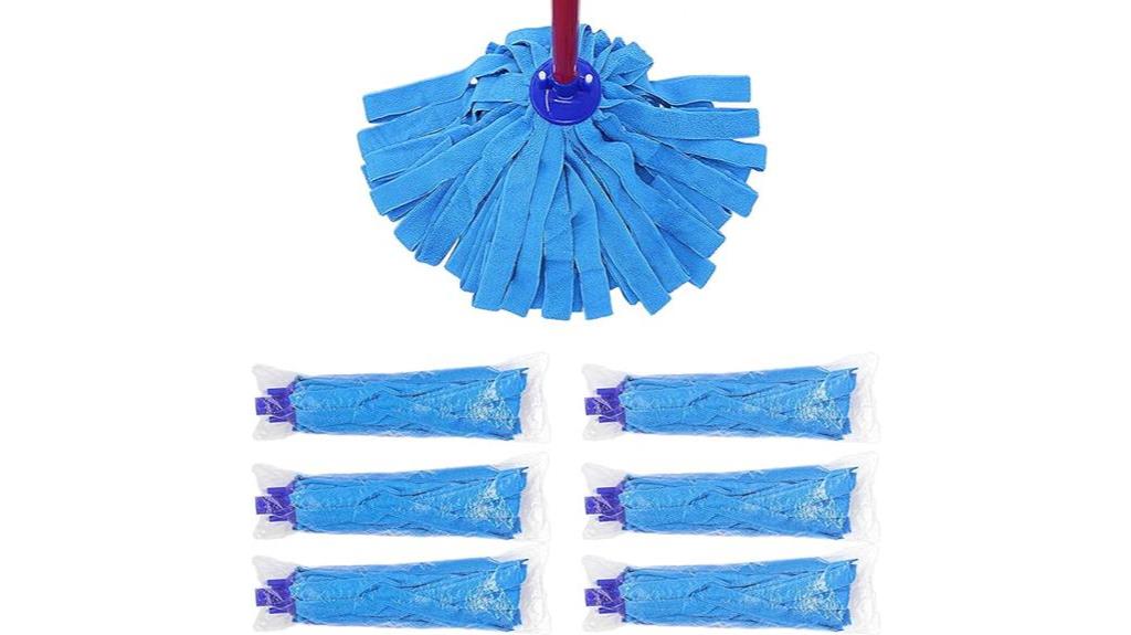 blue microfiber mop replacement