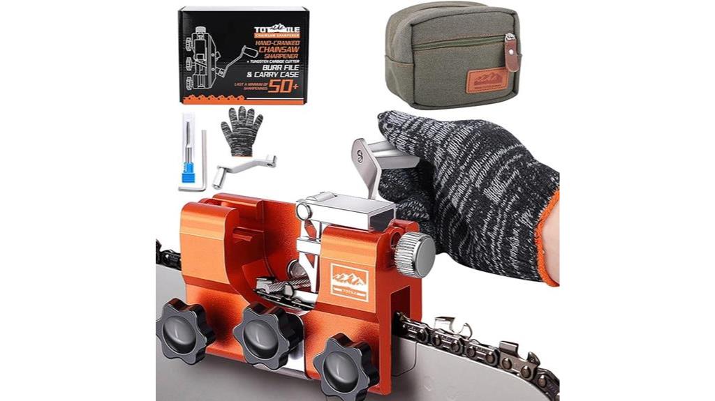 chainsaw sharpener with accessories