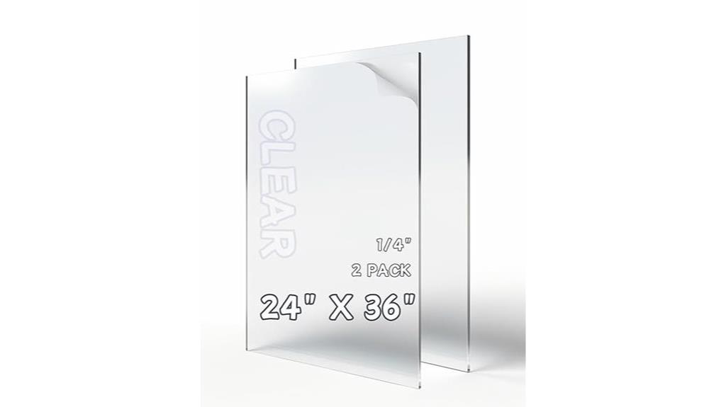 clear acrylic plexiglass sheets