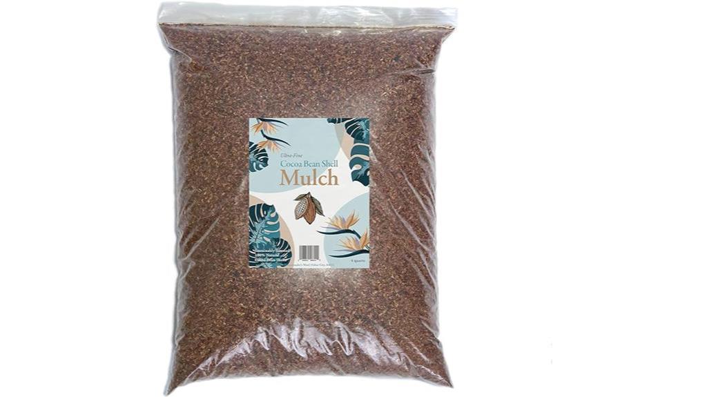 cocoa bean mulch for gardens