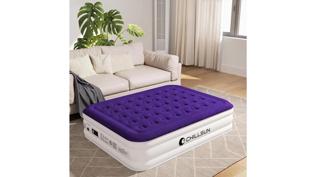 comfortable air mattress option