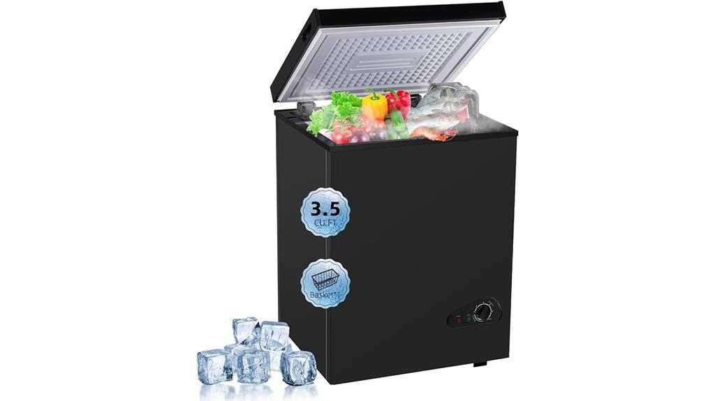 compact chest freezer capacity