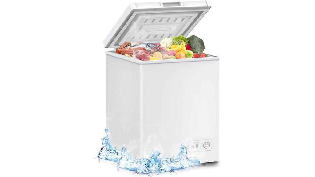 compact deep freezer convenience