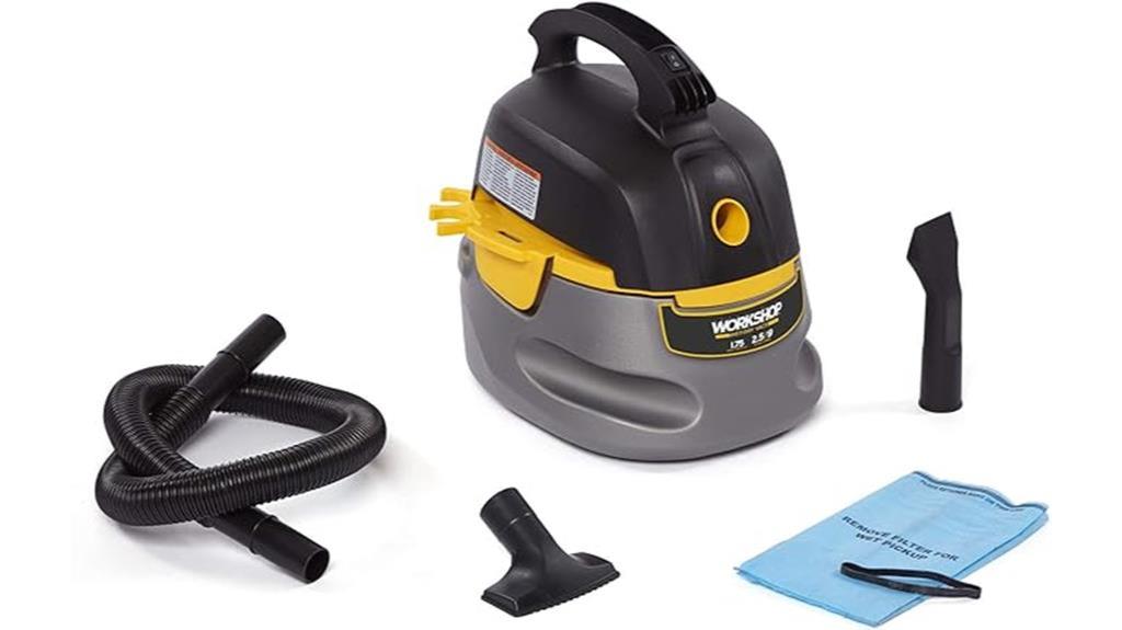 compact portable wet vacuum