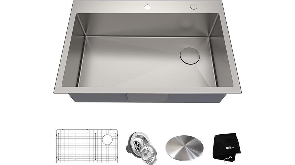 complete stainless steel sink