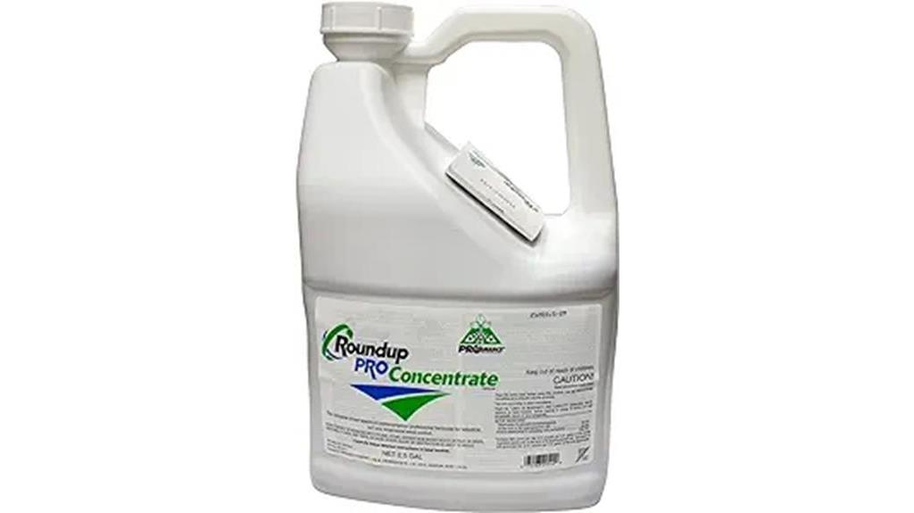 concentrated glyphosate herbicide jug