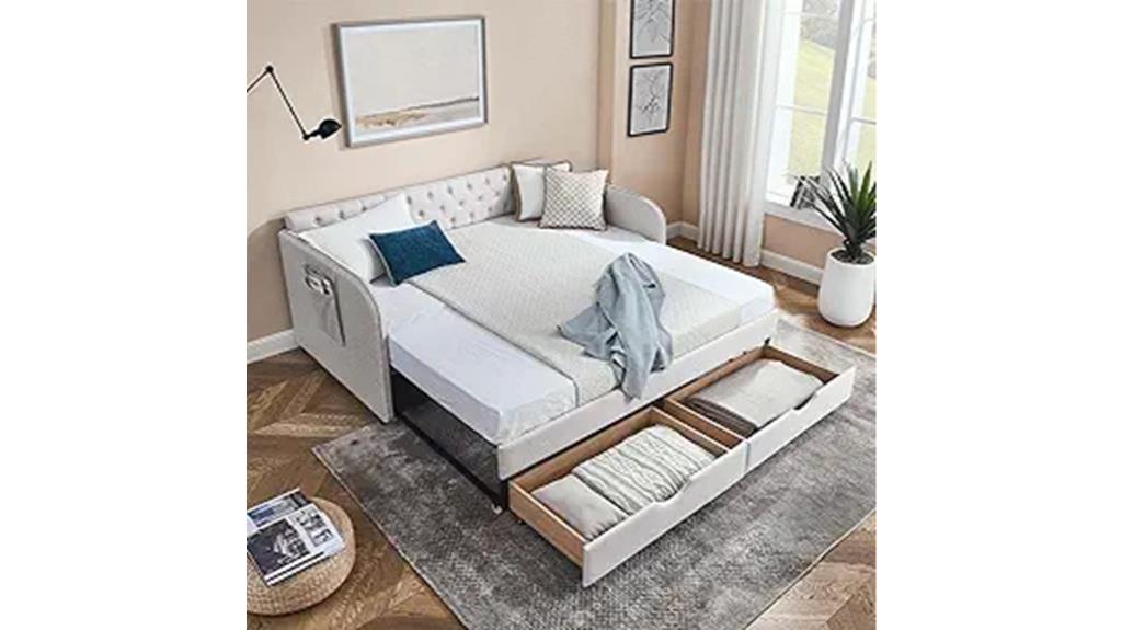 convertible daybed with trundle