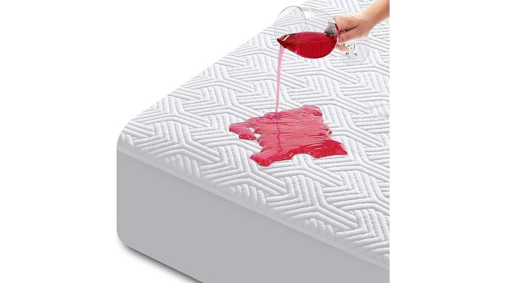 cooling bamboo mattress protector