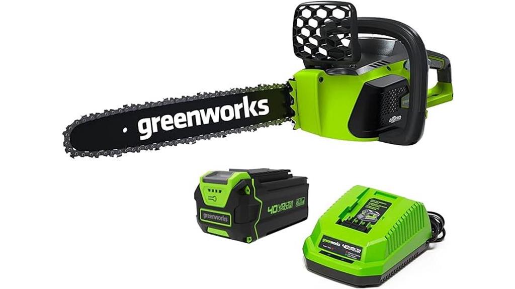 cordless chainsaw with battery