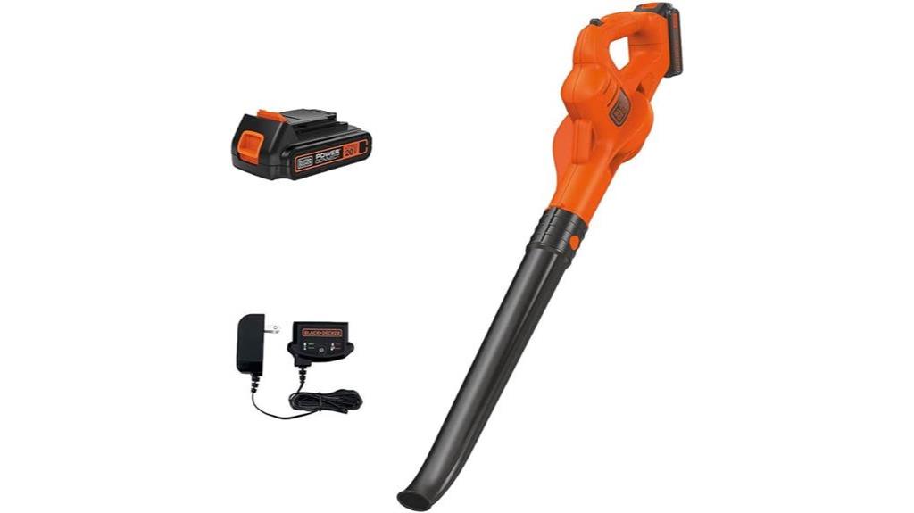 cordless leaf blower details