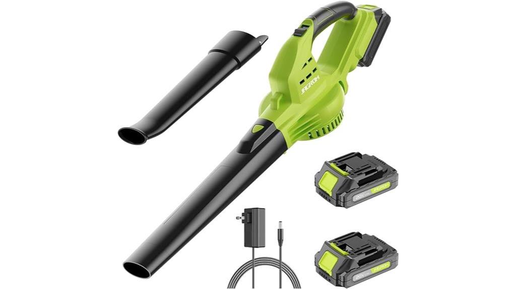 cordless leaf blower package