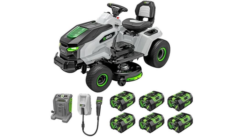 cordless riding lawn tractor