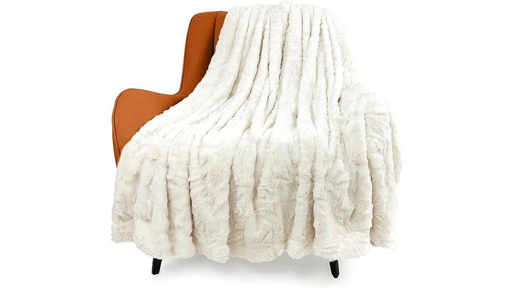 cozy faux fur blanket