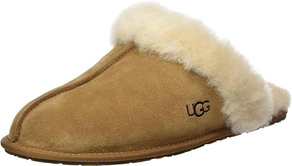 cozy sheepskin slippers for women