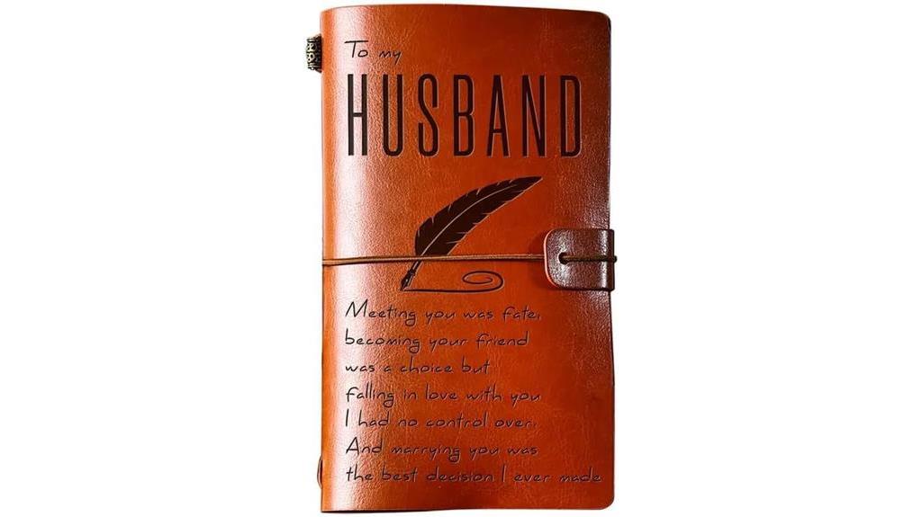 customizable leather bound journal