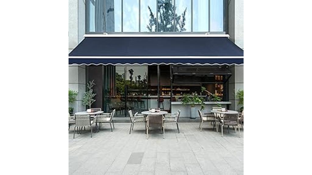 diensweek retractable patio awning