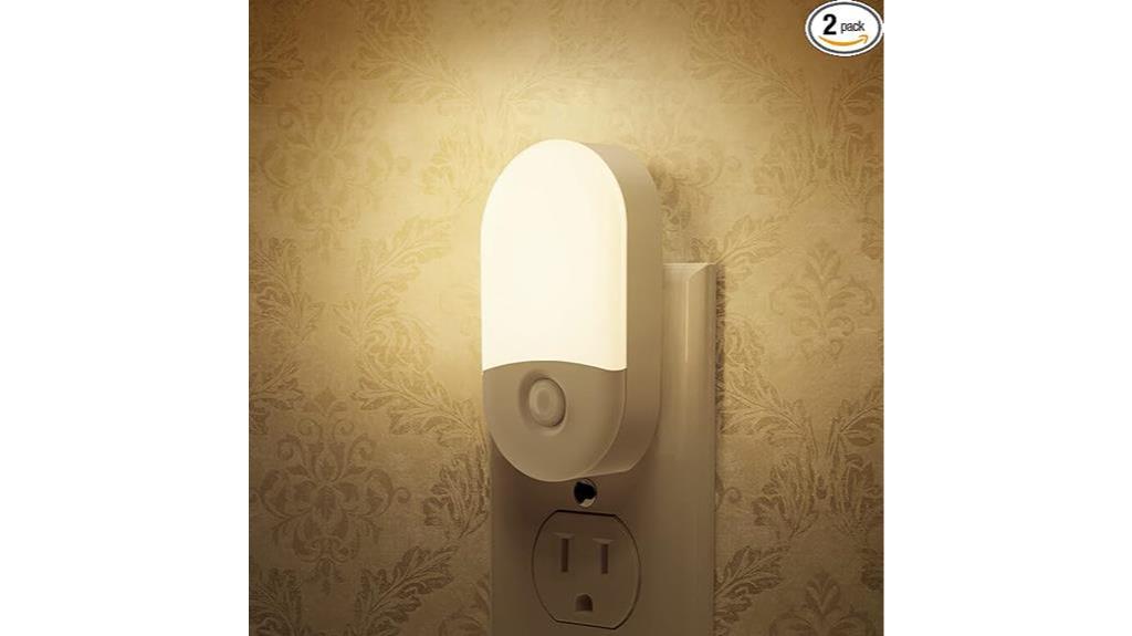 dimmable plug in night lights