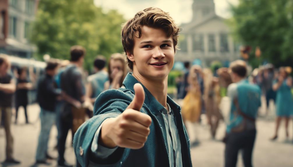 director praises ansel elgort