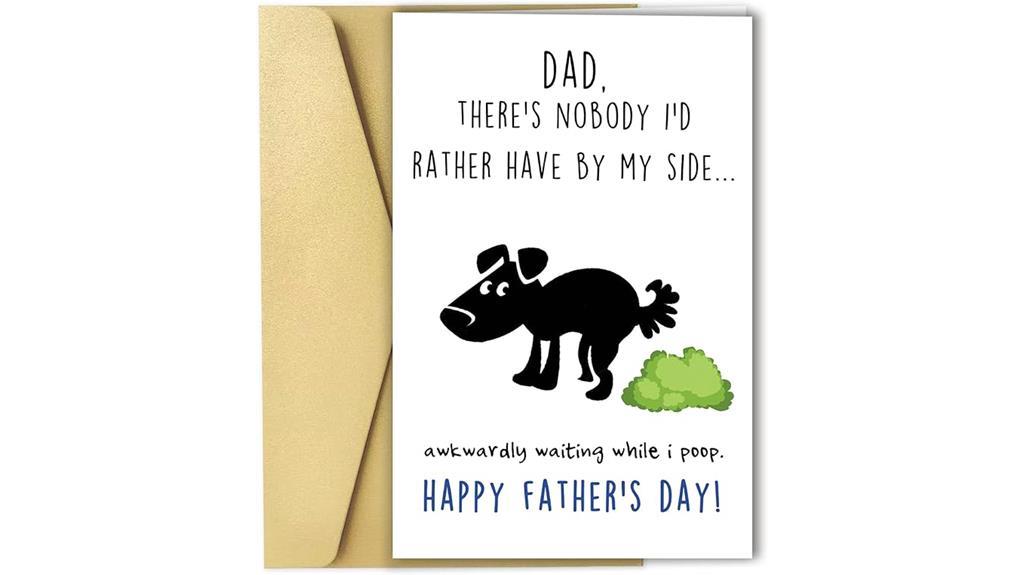 dog themed father s day card