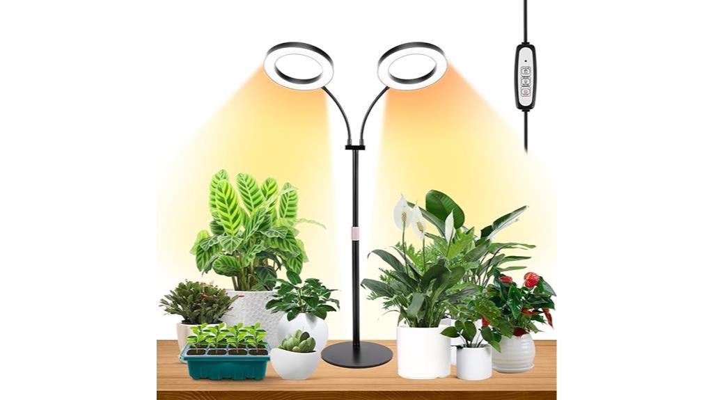 dual head desk plant light