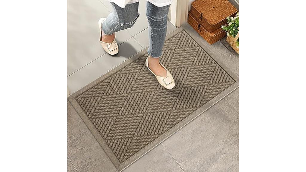durable absorbent door mat