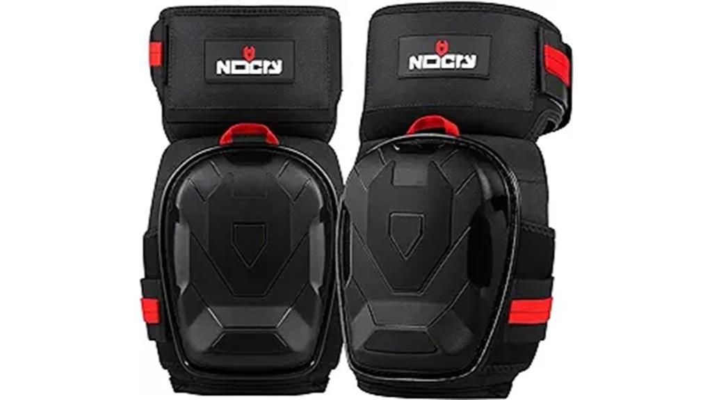 durable knee pads with ankle support and anti slip cap