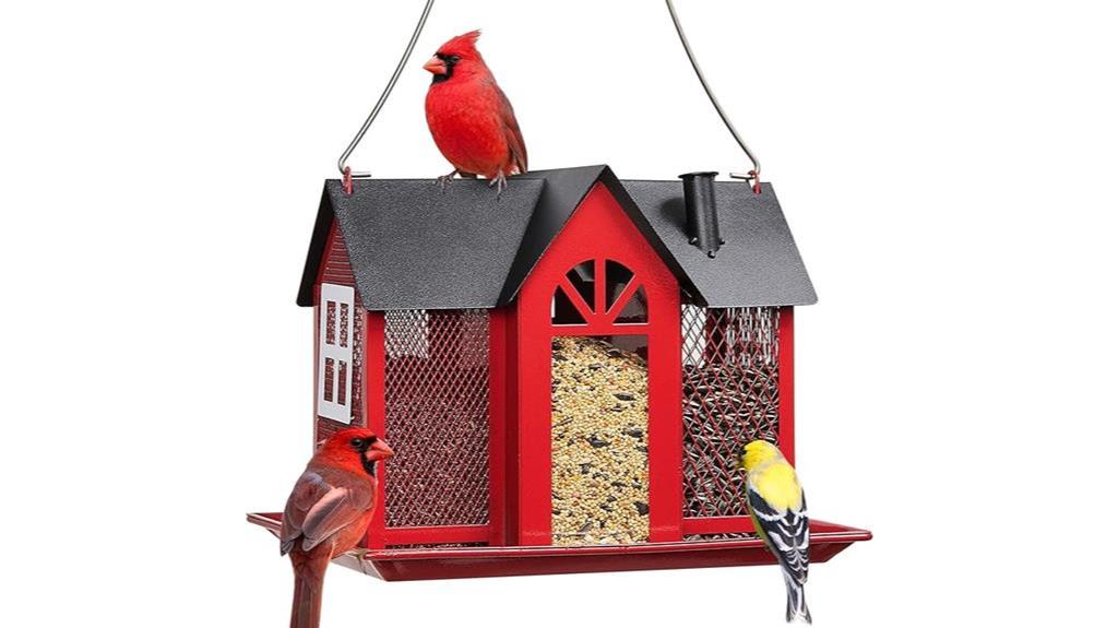 durable metal bird feeder