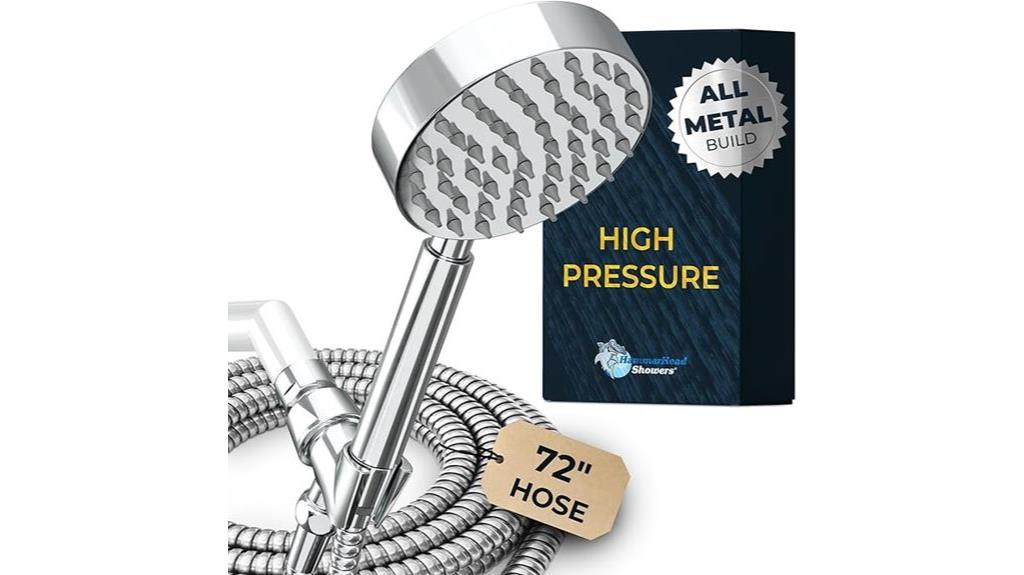 durable metal handheld shower