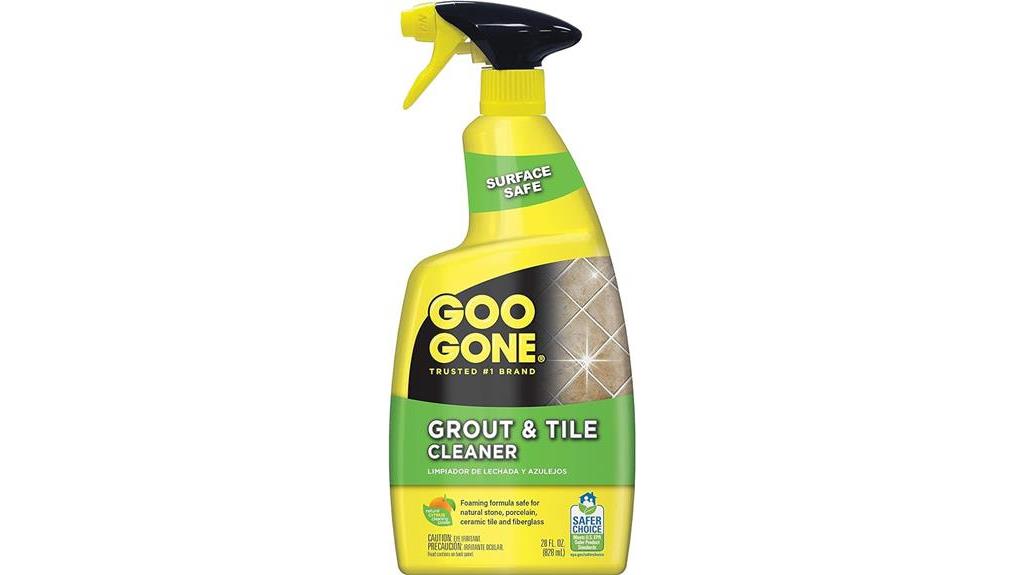 effective grout and tile cleaner