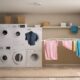 efficient laundry with racks