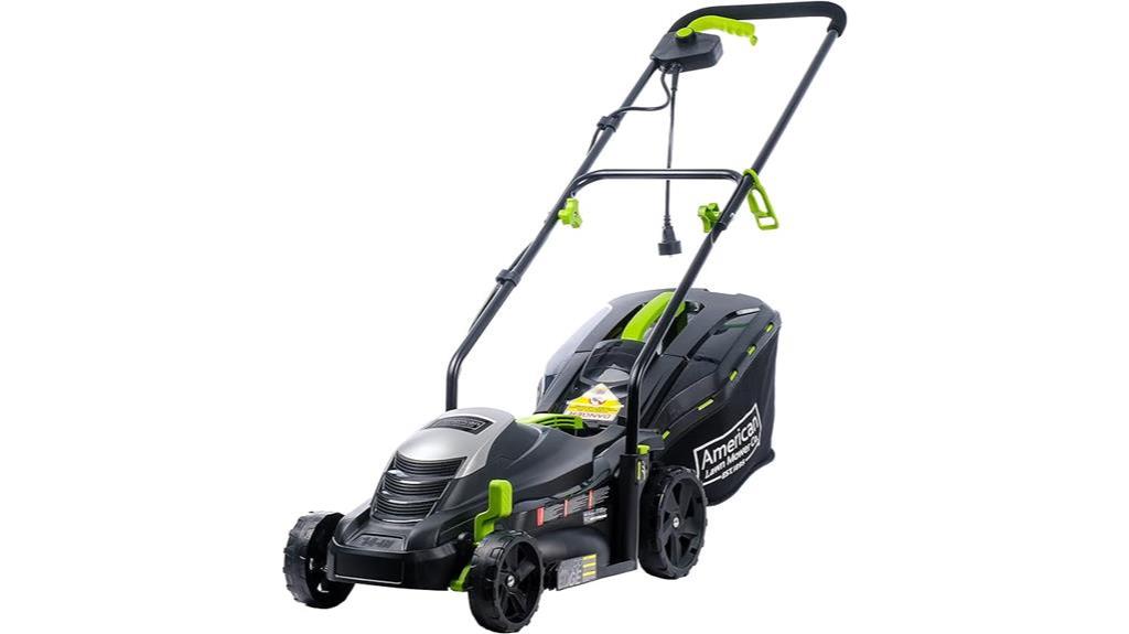 electric lawn mower details