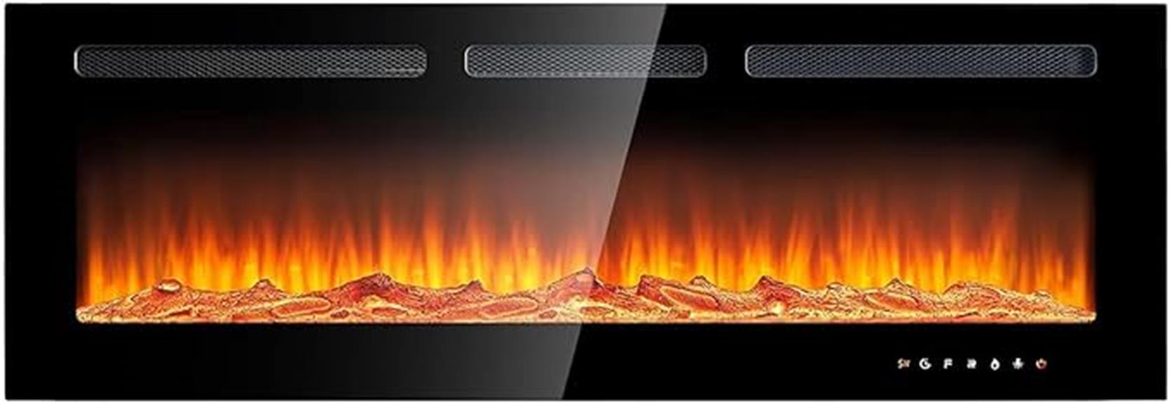 elegant 50 inch electric fireplace