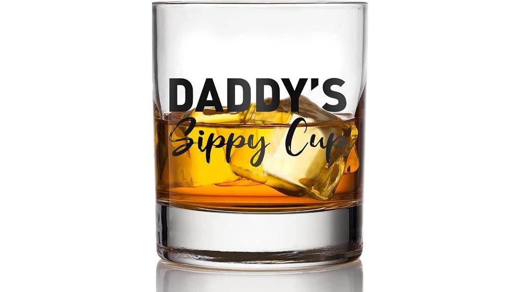 father s day whiskey glass