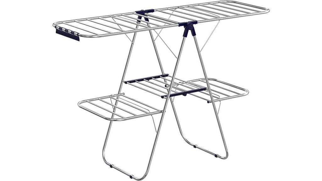 foldable 2 level drying rack