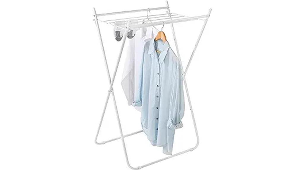 folding metal drying rack