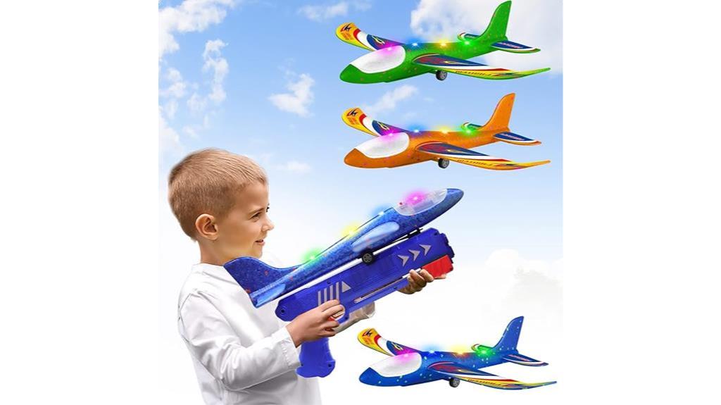 fun foam airplane launcher