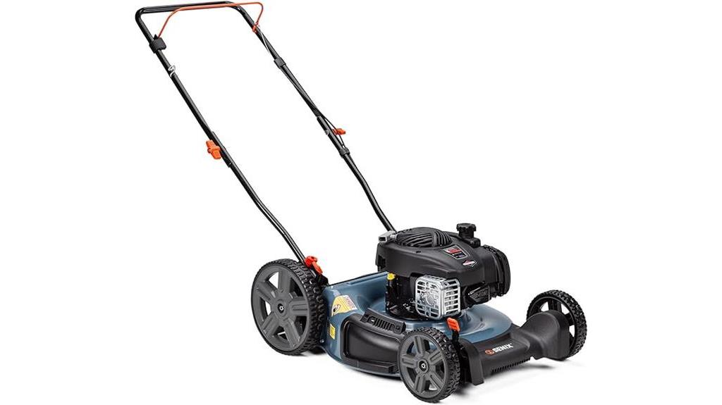 gas push lawn mower