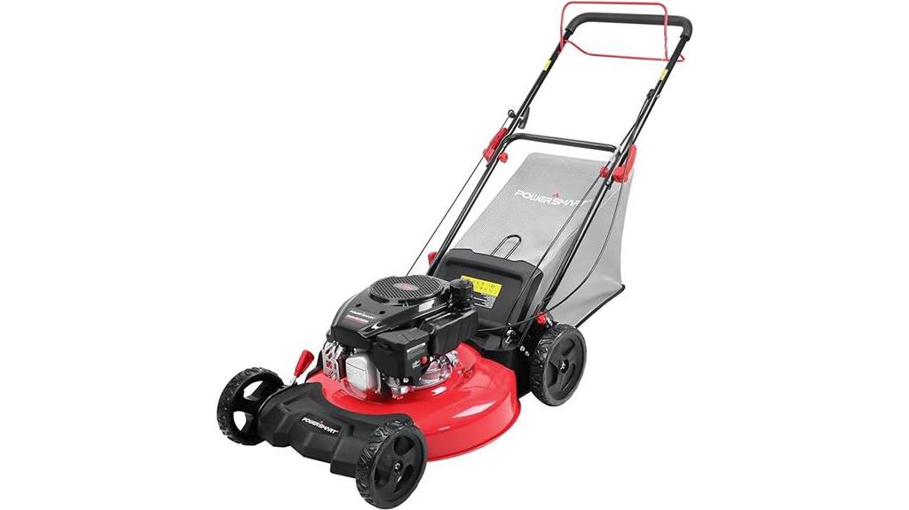 gas self propelled lawn mower