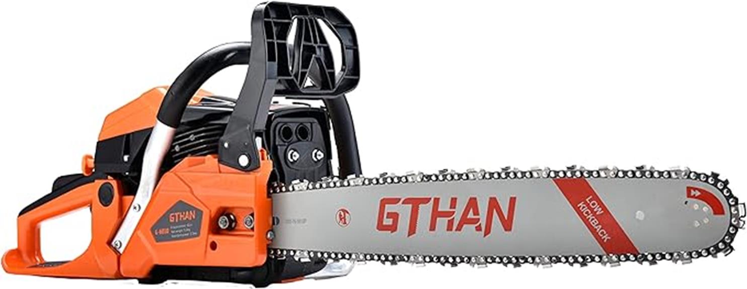 gasoline powered chainsaws available