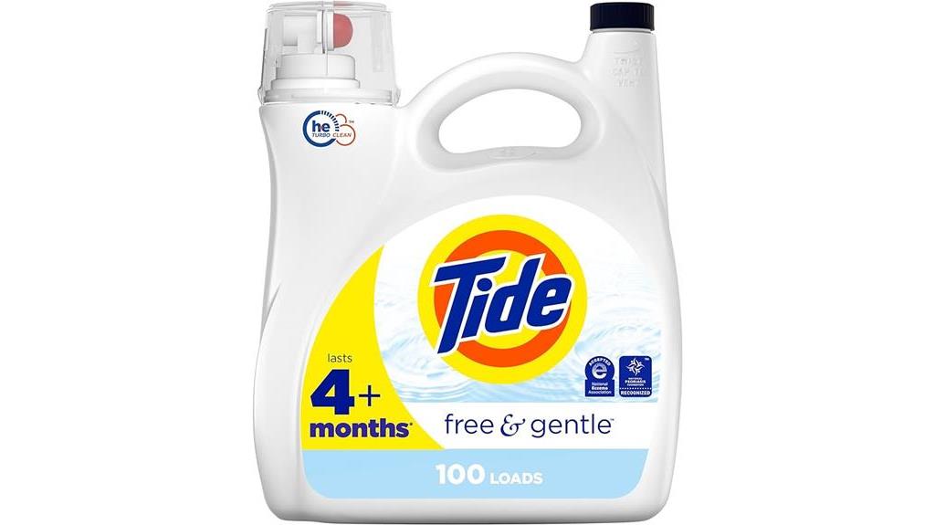 gentle he detergent 100 loads